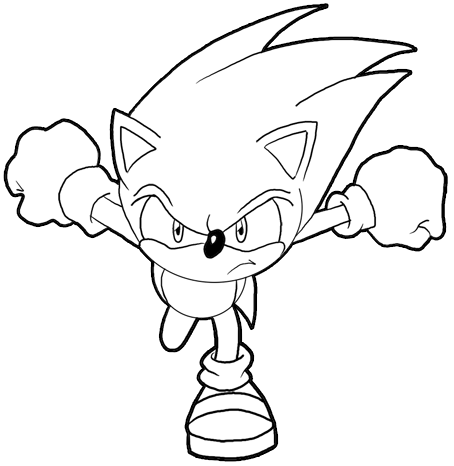 How to draw sonic the hedgehog step by step drawing lesson