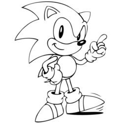 Desenhos do sonic para imprimir e colorir