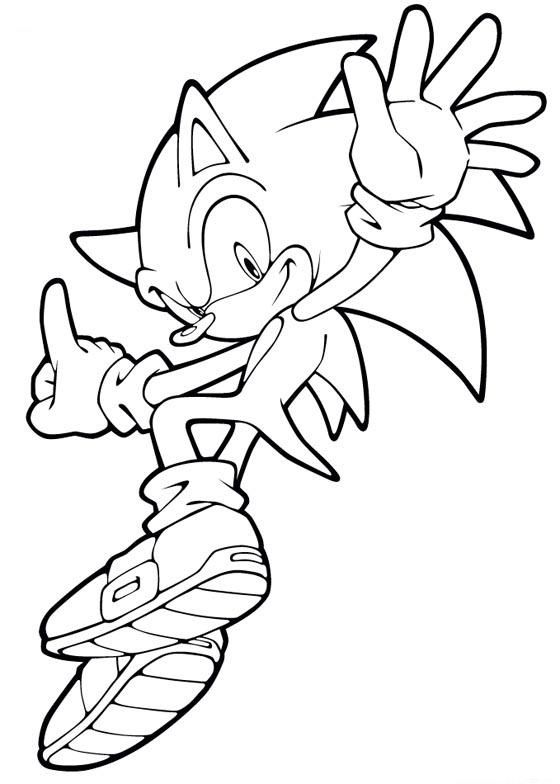 Desenho do sonic para colorir cartoon coloring pages hedgehog colors hedgehog drawing