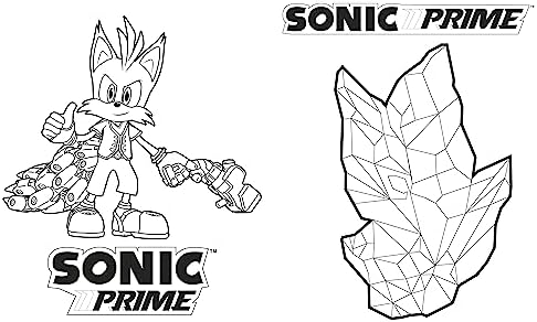 The ultimate sonic prime coloring book spaziante patrick books