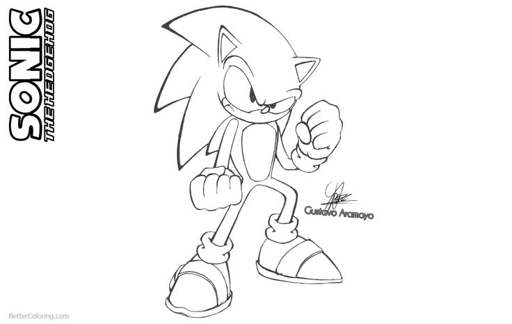 Free sonic the hedgehog coloring pages by aramayo printable for kids and adults you canâ coloring pages free printable coloring pages free printable coloring