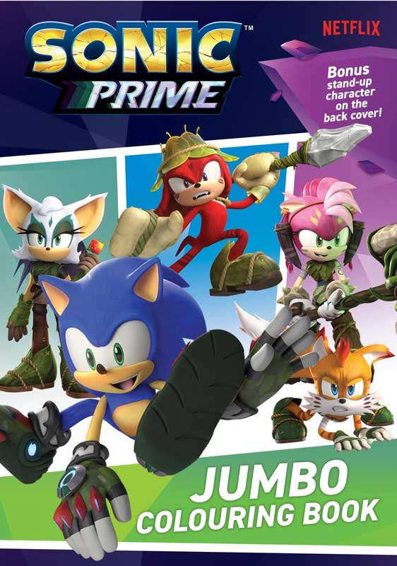 Sonic jumbo colouring book wholesale
