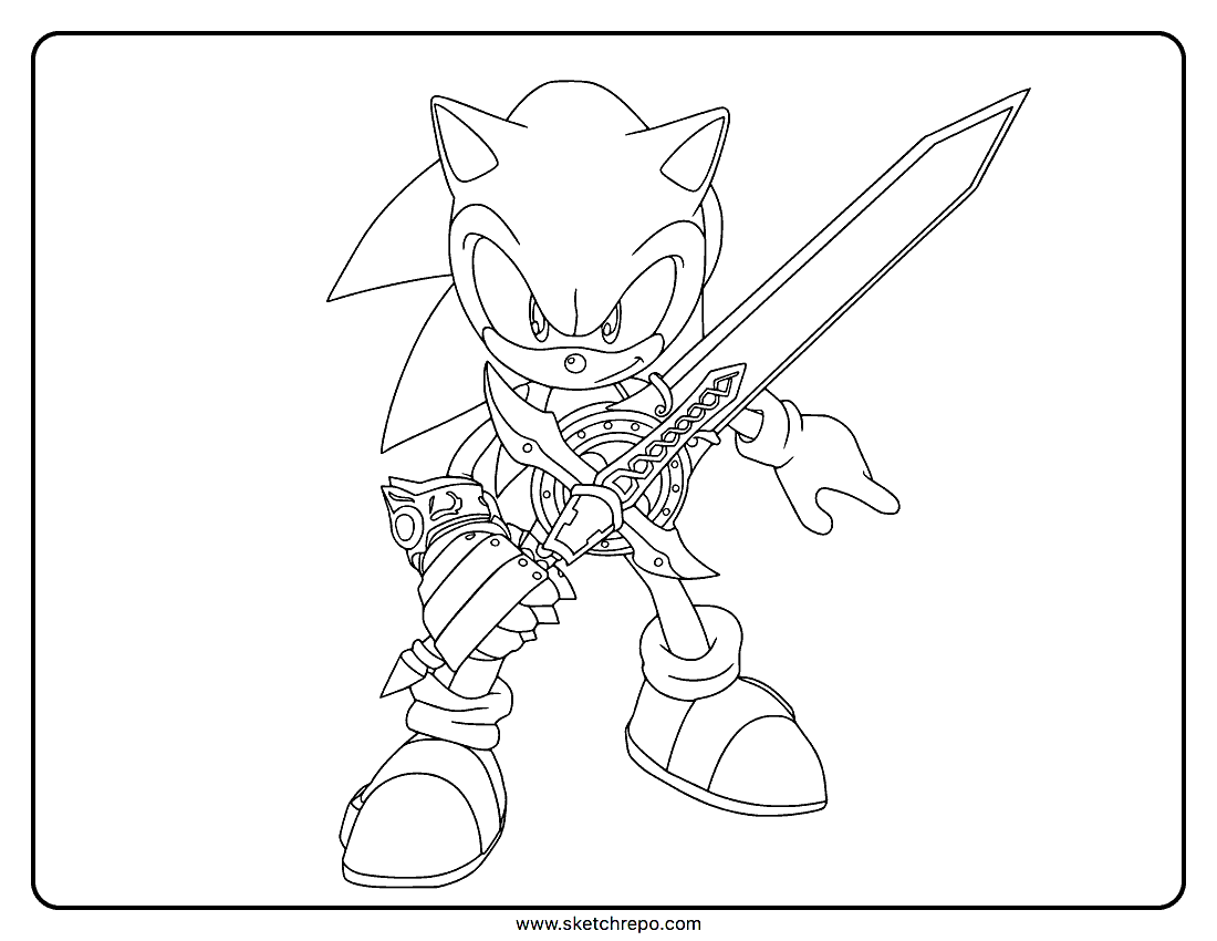 Sonic coloring pages â sketch repo