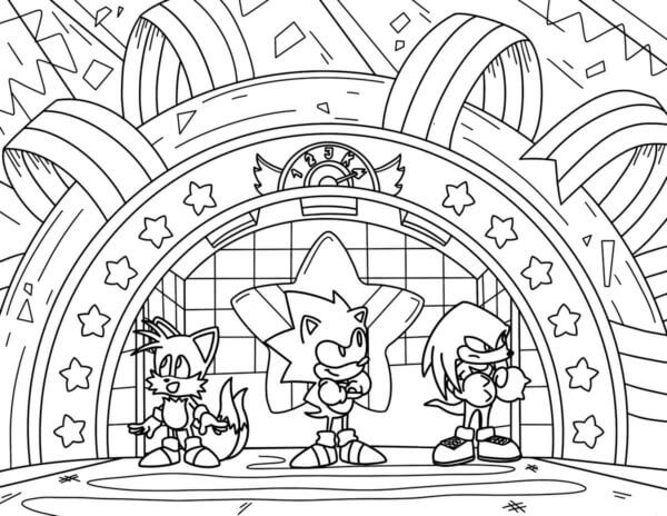 Fast and strong rescue team coloring page