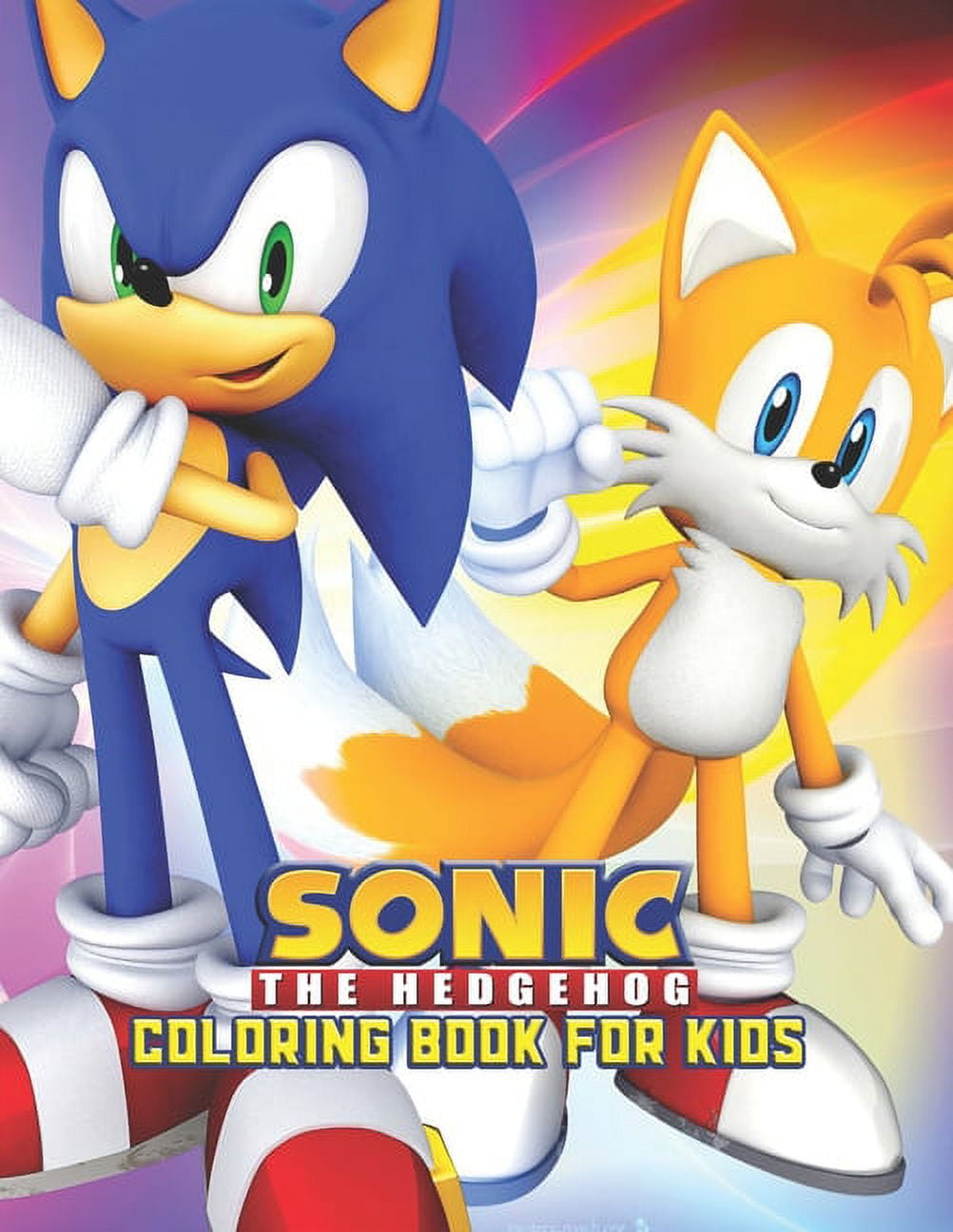 Sonic the hedgehog coloring book for kids sonic the hedgehog coloring book kids girls adults toddlers kids ages