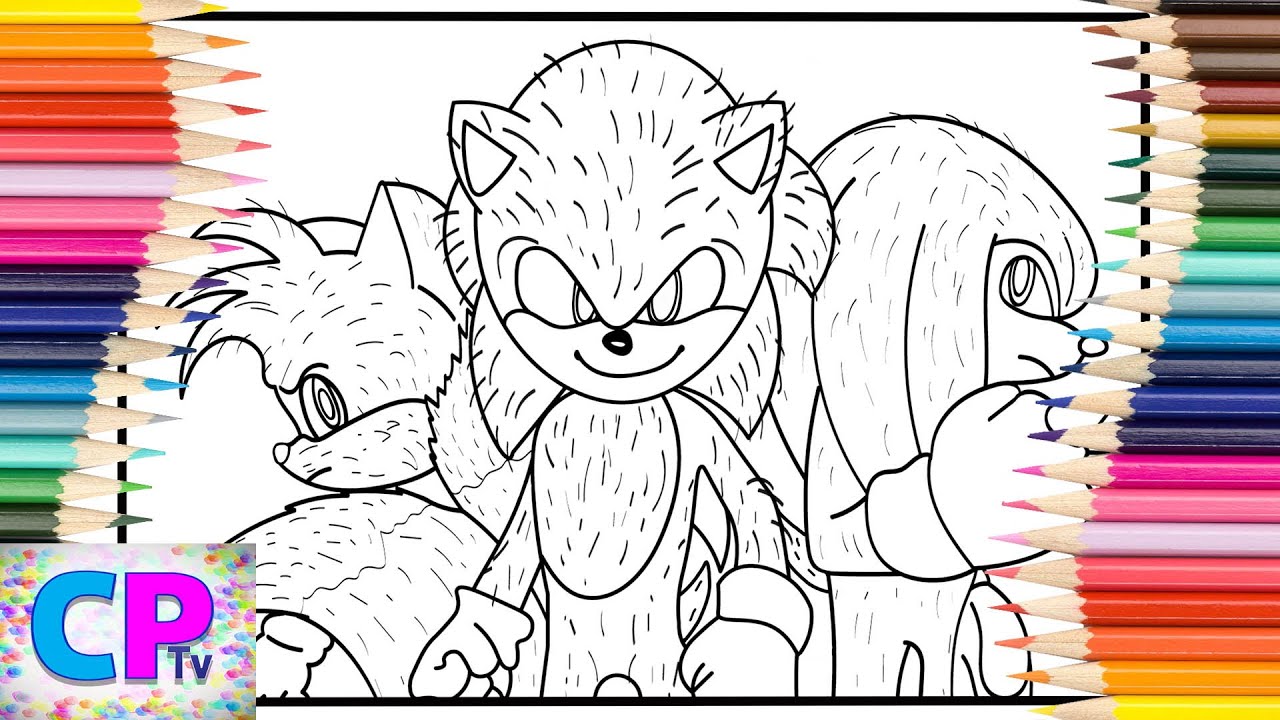 Sonic coloring pagessonic the hedgehog coloringcartoon