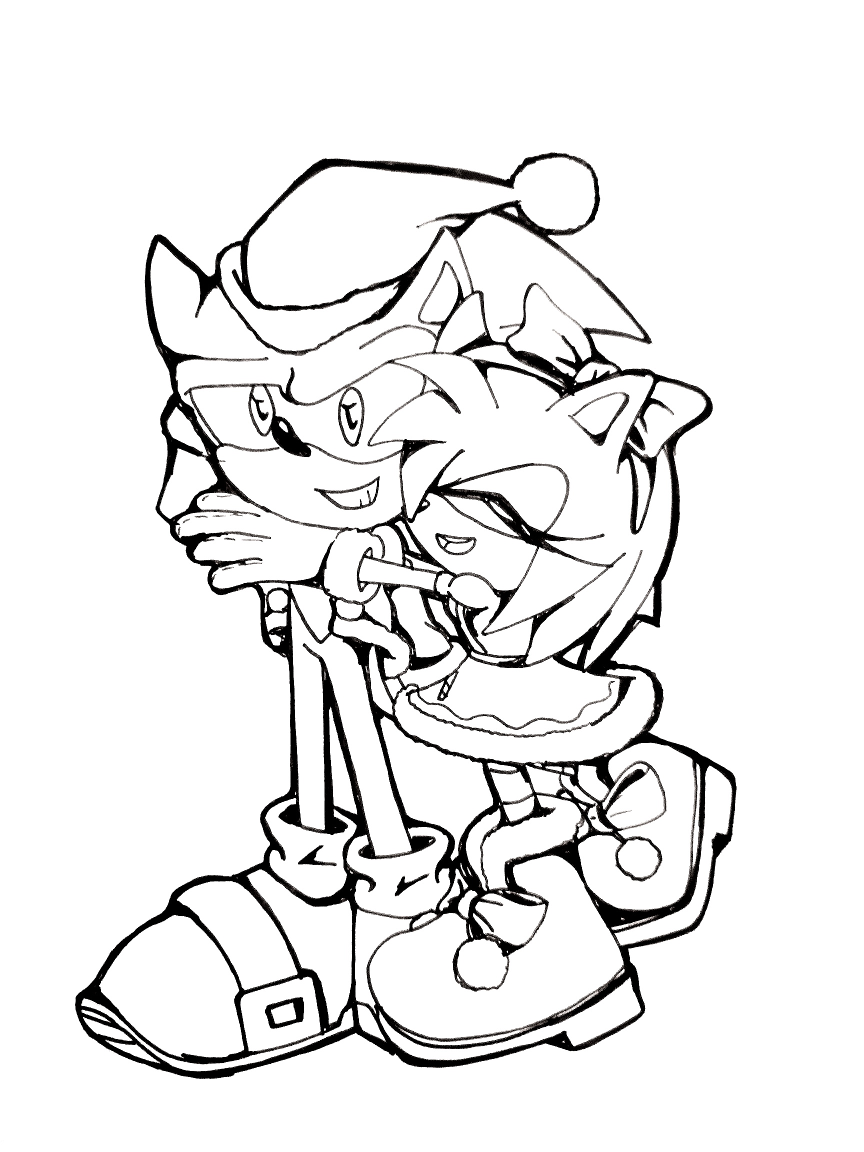 Merry christmas sonic by sonicfan on