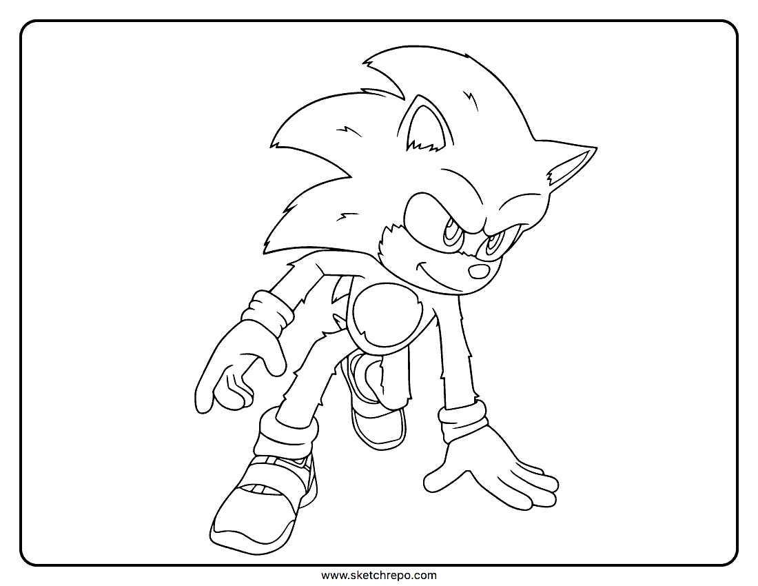 Sonic coloring pages â sketch repo