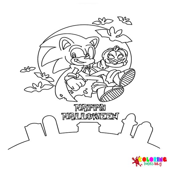 Sonic halloween coloring pages ideas halloween coloring pages halloween coloring coloring pages