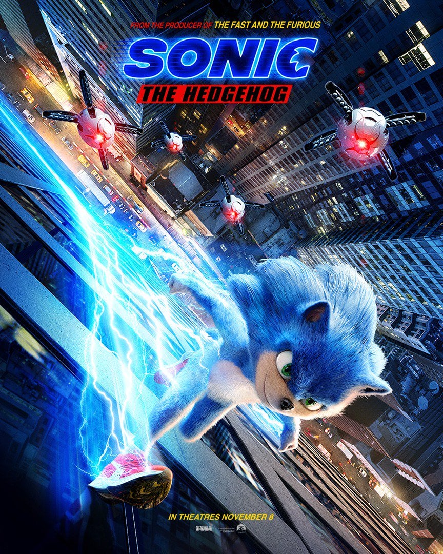 Sonic the hedgehog movie poster rmovies