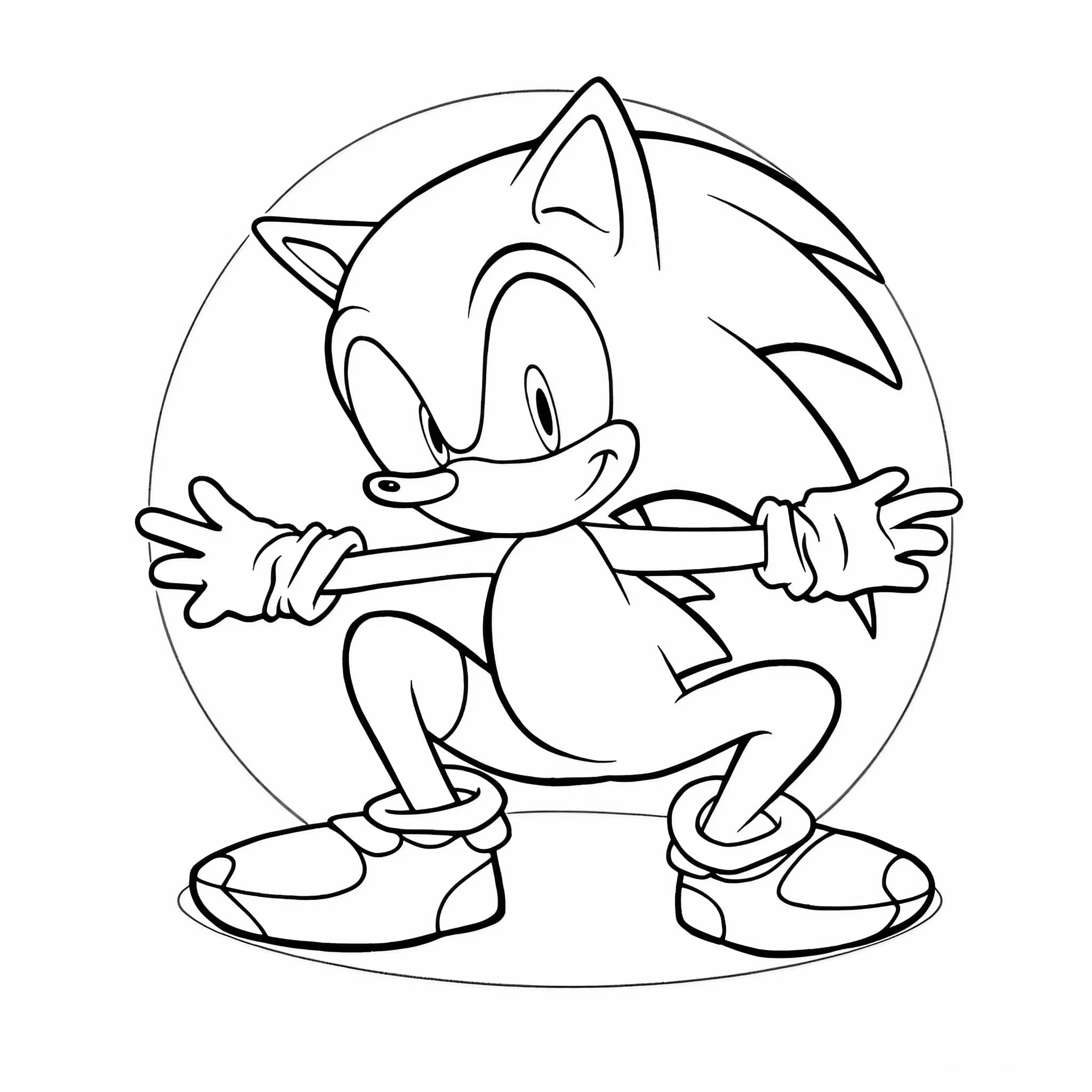 Sonic coloring pages for free and printable
