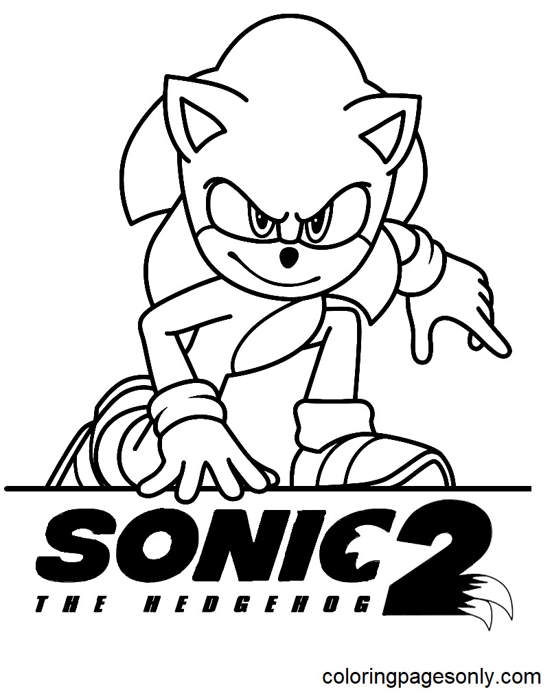 Sonic the hedgehog coloring pages printable for free download