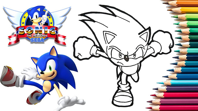 Sonic the hedgehog coloring pages ð sonicthehedgehog coloringmarkers