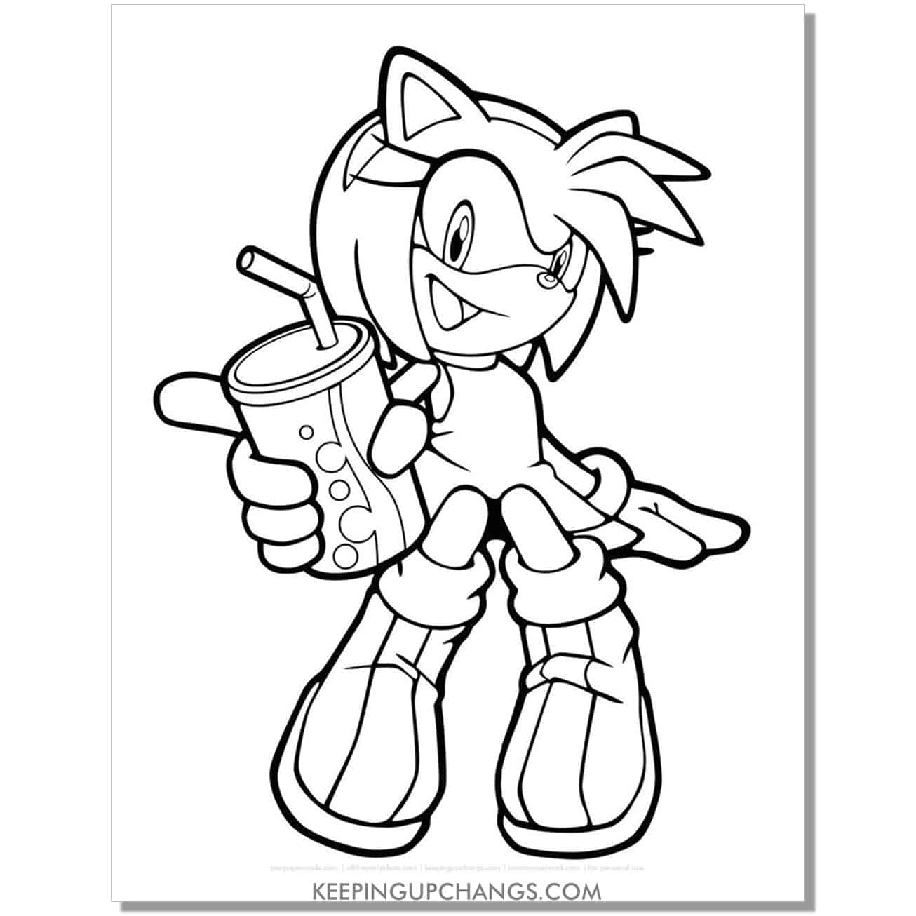Free sonic the hedgehog coloring pages popular printables