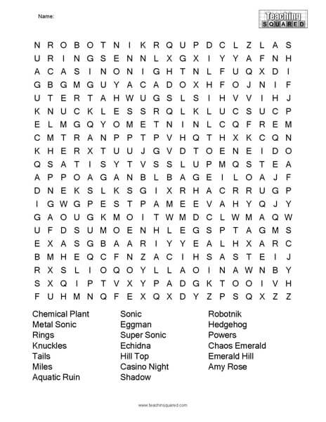 Character word searches