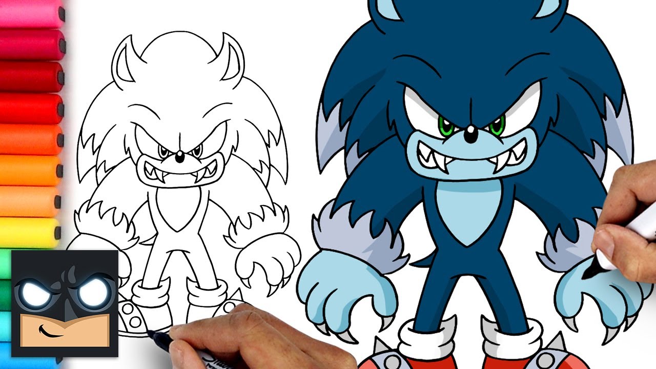 How to draw sonic the werehog