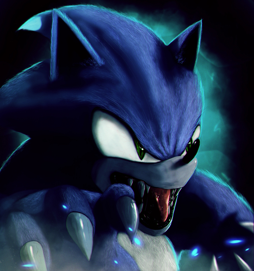 Sonic the werehog by dragonborn on