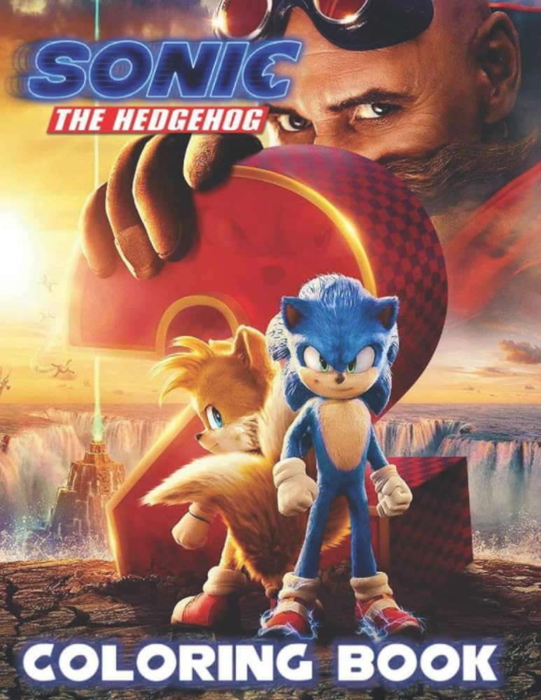 Sãnic the hedgehog coloring book for kids fun lovely and cute sãnic colouring book with over exclusive coloring pages to color relax and relieve stress edition morrison kate ùøªø