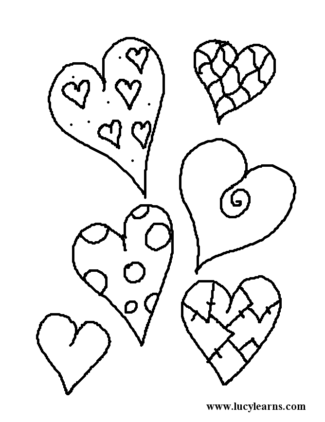 Coloring sheets for girls valentines day