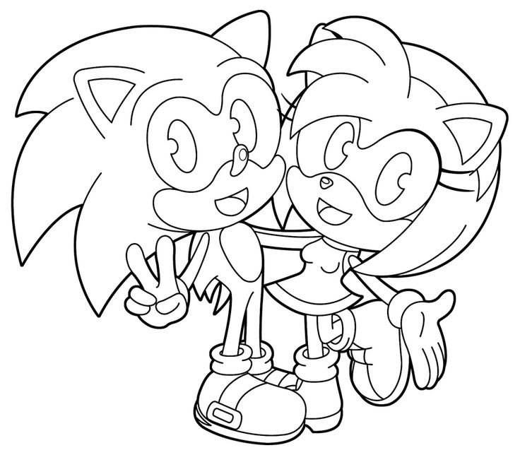 Baby amy and baby sonic coloring page moon coloring pages sailor moon coloring pages valentine coloring pages