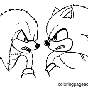 Sonic the hedgehog coloring pages printable for free download