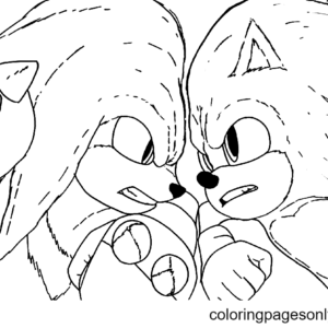 Sonic the hedgehog coloring pages printable for free download