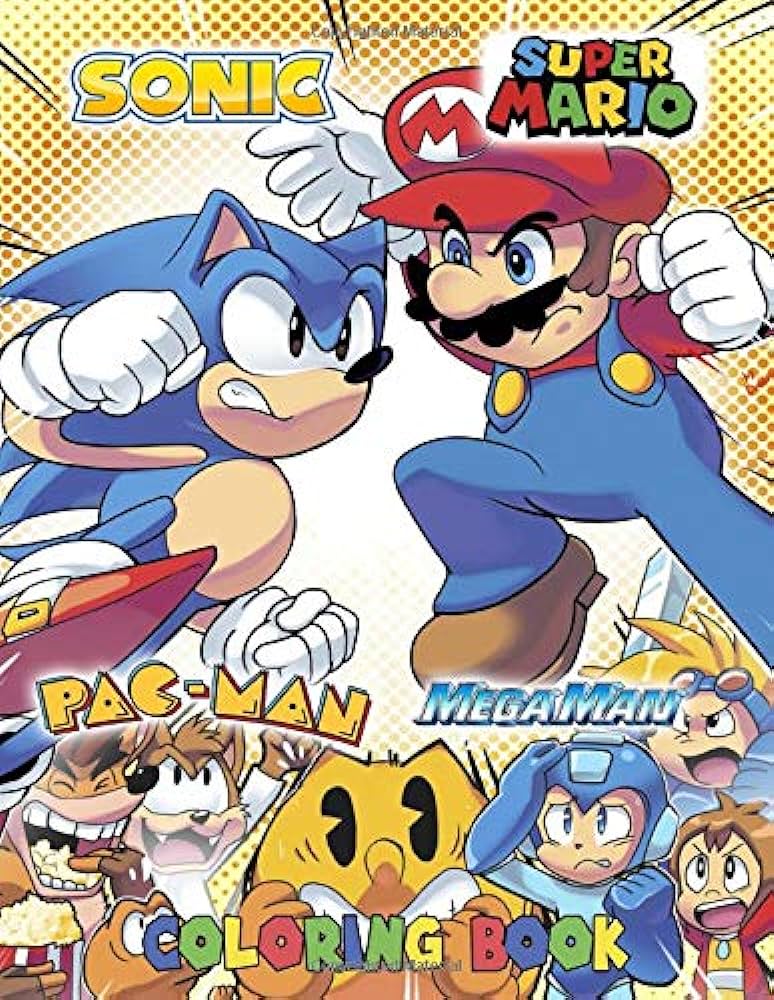 Sonic super mario pac