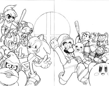 Sonic vs mario on i