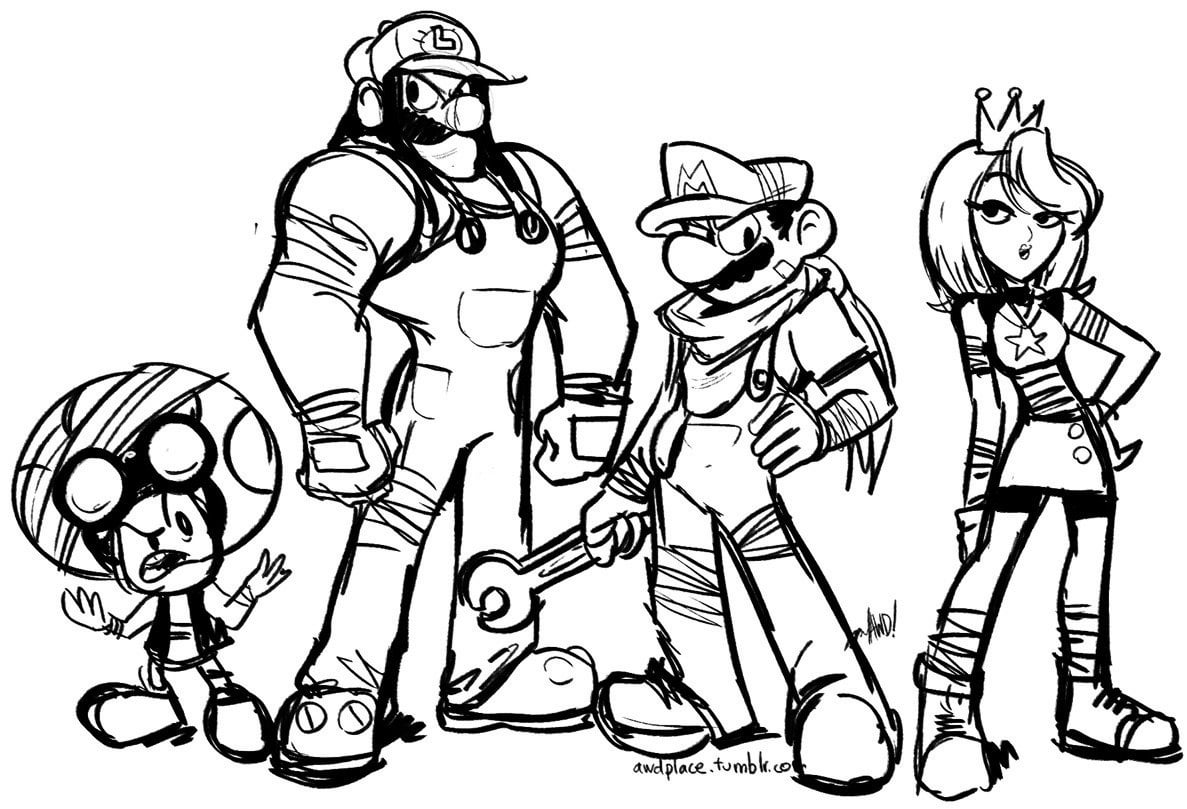 Mario and friends get a sonic boom redesign rgaming
