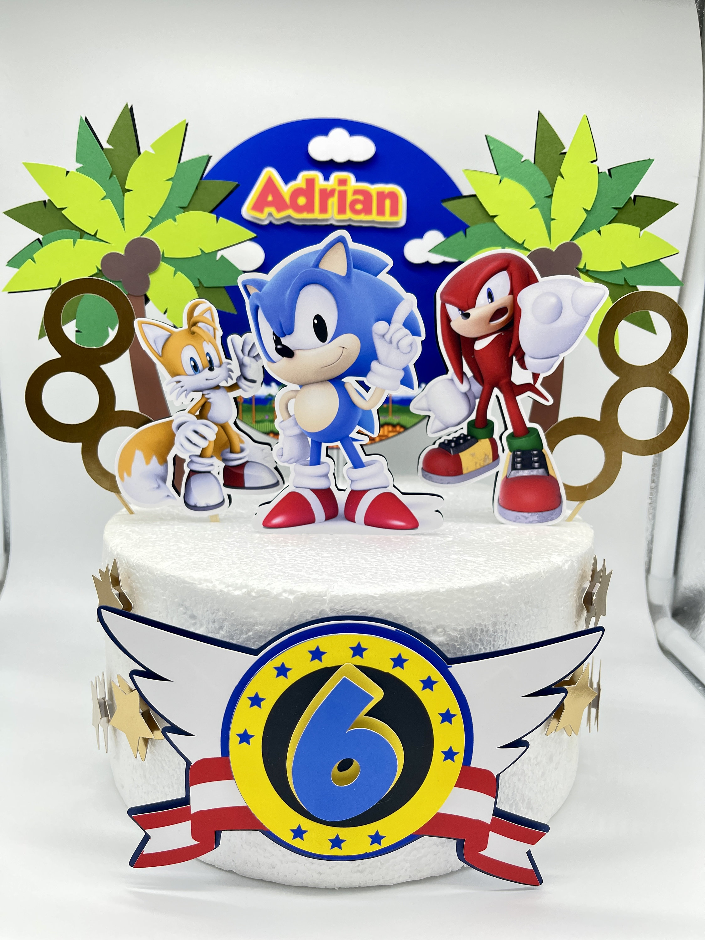 Sonic cake topper sonic birthday