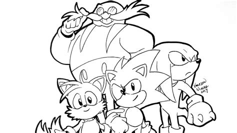 Sonic y sus amigos louring pages