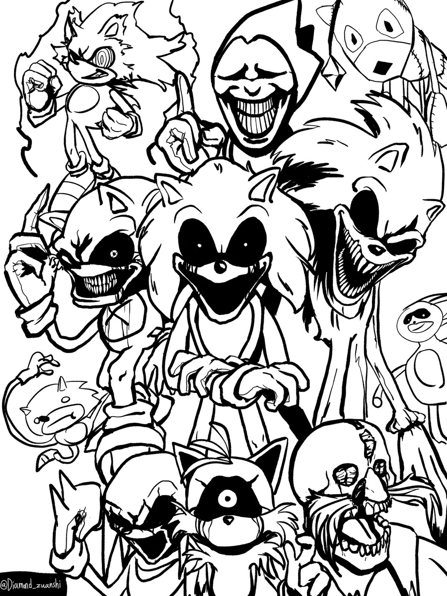 Eymelliaèèè on x fnf vs sonicexe thing sonicexe fnfmod doodle httpstconecszqyst x