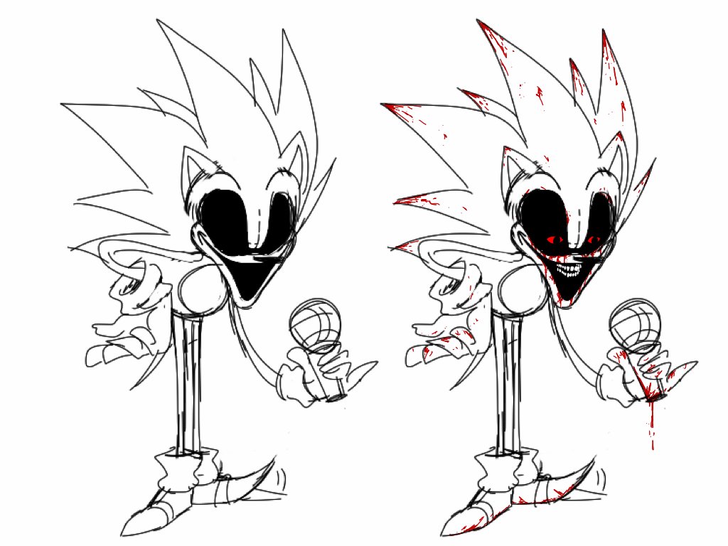 Giga on x also wanted to try what if sonix was in the fnf sonicexe mod httpstcomrfxxemhzo x