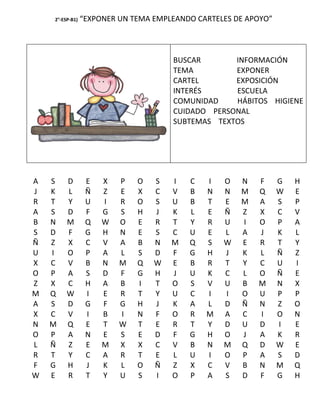 Sopa de letras pdf