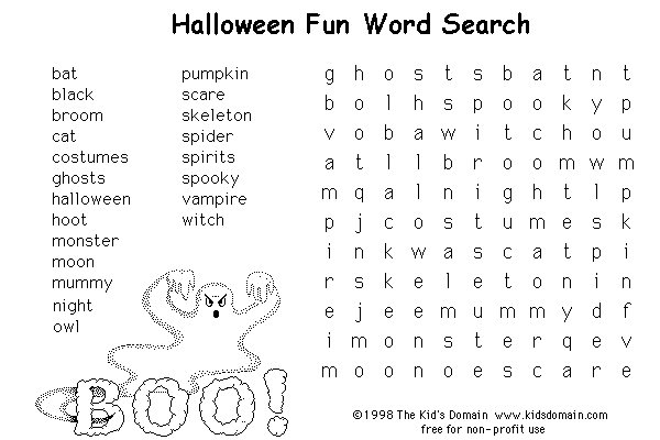 Halloween who mixed the words this time vocabulary practice for elementary learners