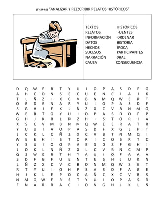 Sopa de letras pdf