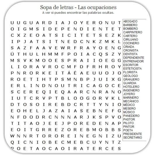 Sopa de letras sopas de letras para imprimir gratis sopa de letras dificil sopa de letras