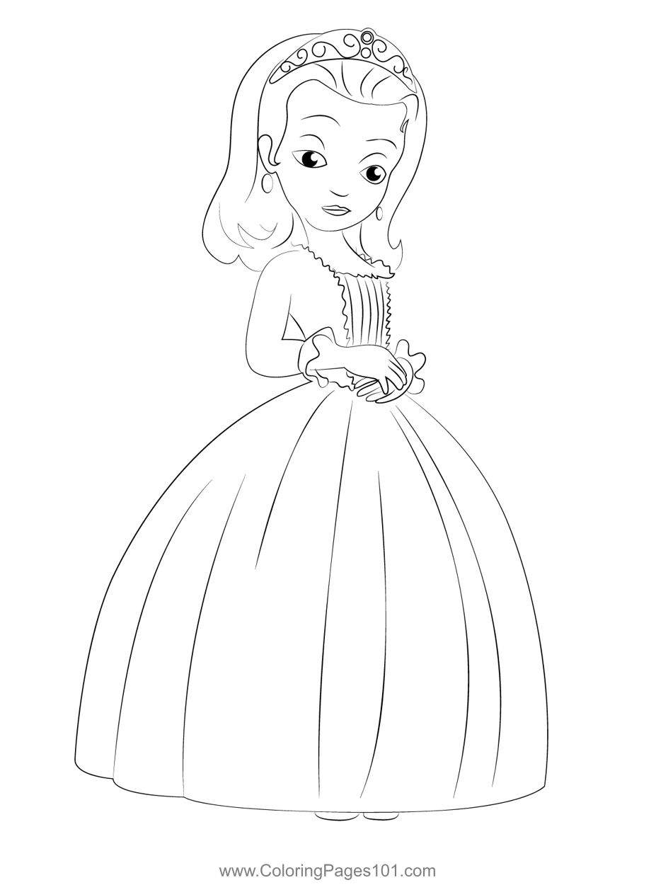 Amber coloring page for kids