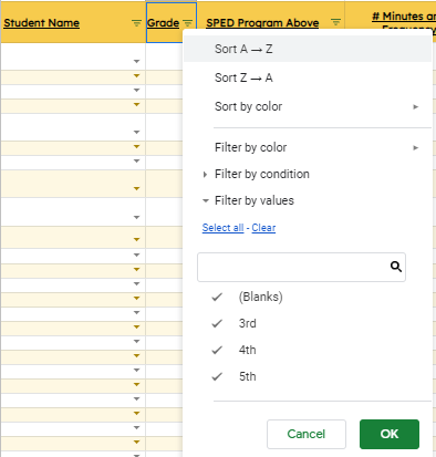 Sort range ignoring flavor of blank on google sheets