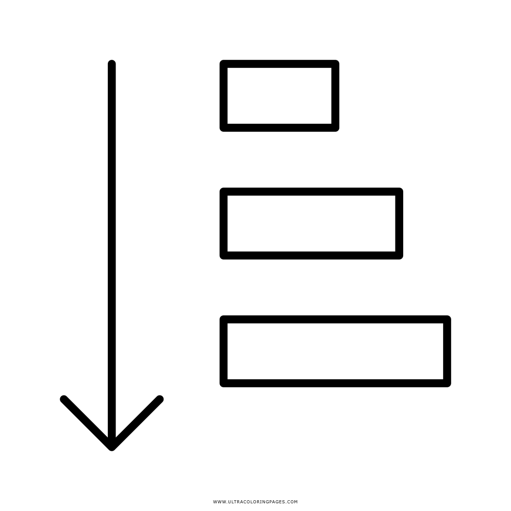 Sort coloring page