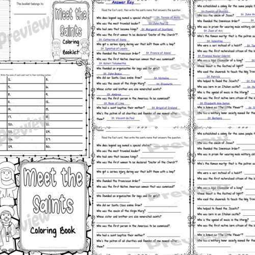 Meet the saints set made by teachers