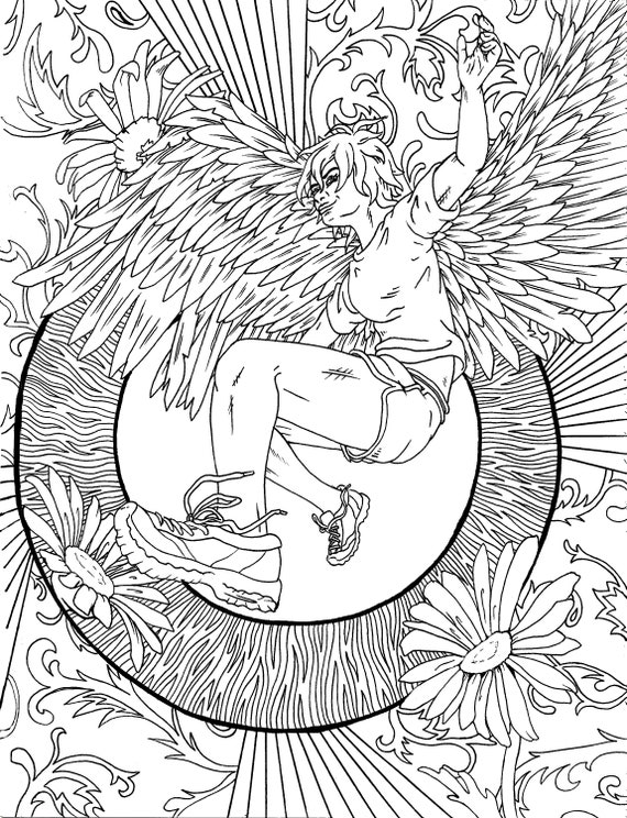 Color my dark soul forest of skulls coloring book