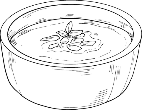 Mexican soup coloring page free printable coloring pages