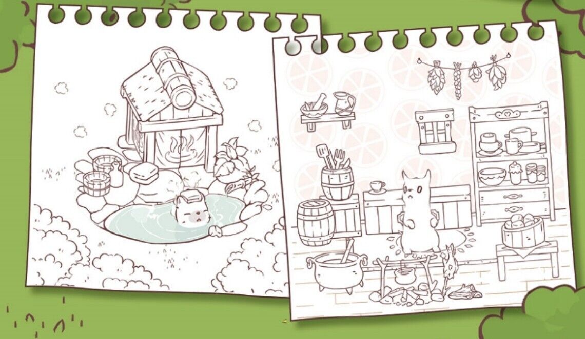 T soup coloring book