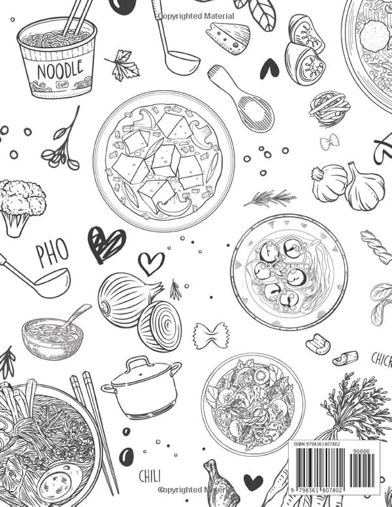 The soup coloring book
