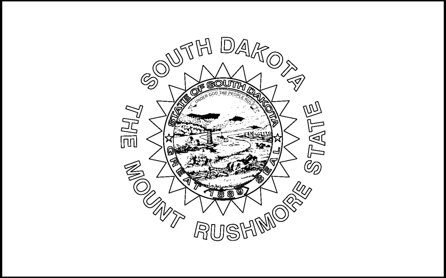 South dakota state flag