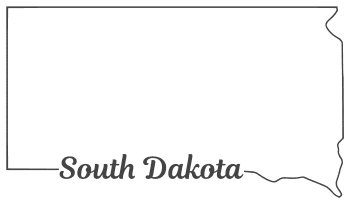 South dakota â map outline printable state shape stencil pattern â diy projects patterns monograms designs templates
