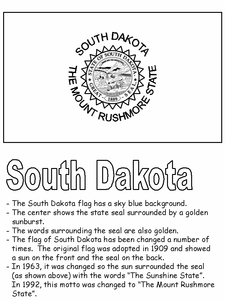 South dakota state flag