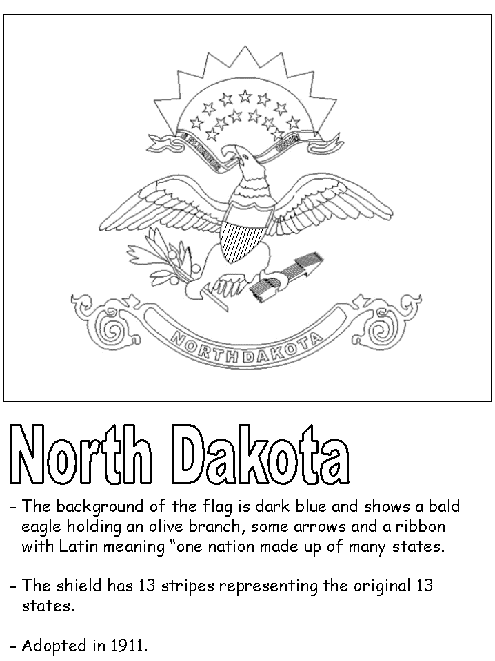 North dakota state flag