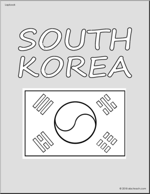 South korea lapbook for winter olympics